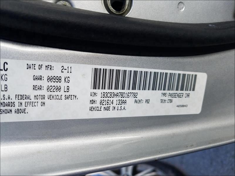 2011 DODGE CALIBER MA 1B3CB3HA7BD167782