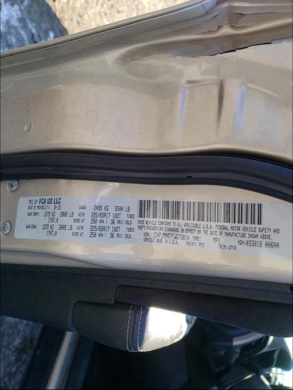 2015 JEEP CHEROKEE S 1C4PJMAB7FW673814