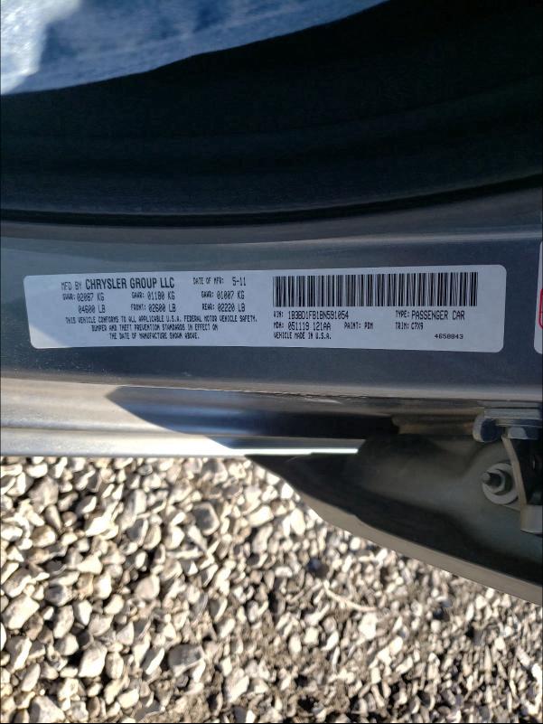 2011 DODGE AVENGER MA 1B3BD1FB1BN591054