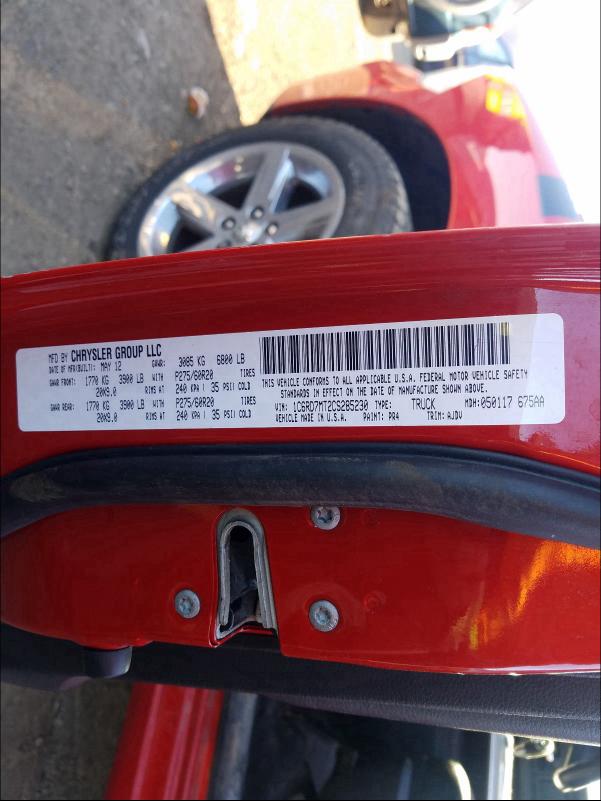 2012 DODGE RAM 1500 S 1C6RD7MT2CS285230