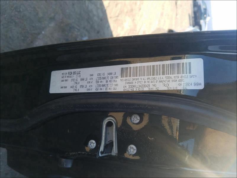 2017 RAM 3500 LARAM 3C63RRJL3HG596428