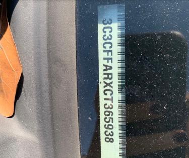 2012 FIAT 500 POP 3C3CFFARXCT365938