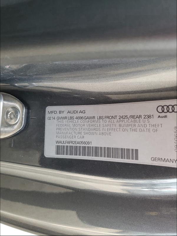 2014 AUDI A5 PREMIUM WAULFAFR2EA056091