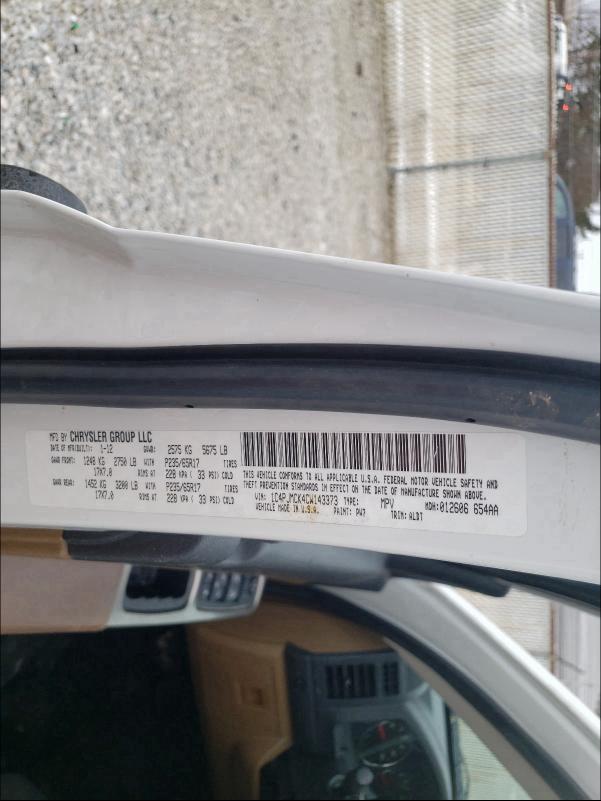 2012 JEEP LIBERTY LI 1C4PJMCK4CW143373