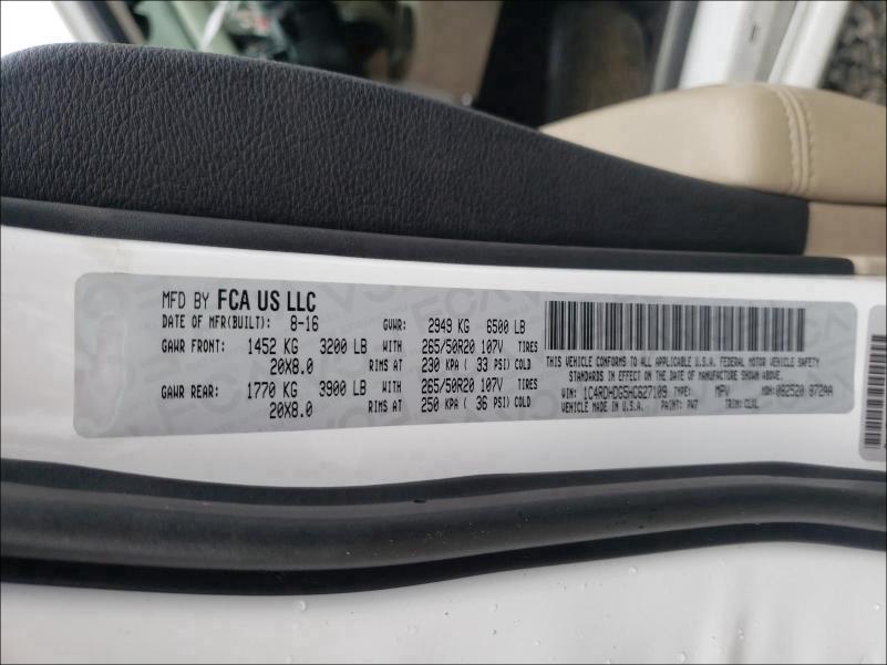 2017 DODGE DURANGO GT 1C4RDHDG5HC627109