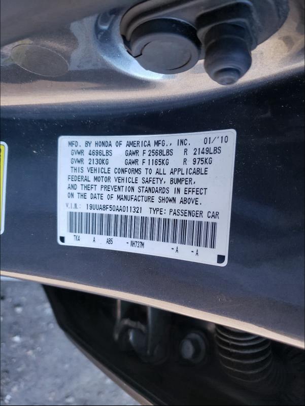 2010 ACURA TL 19UUA8F50AA011321