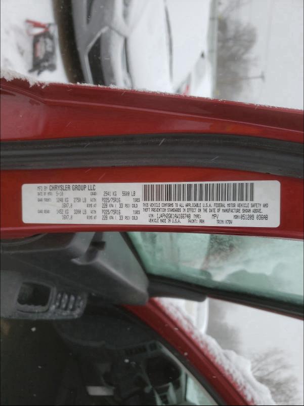 2010 JEEP LIBERTY SP 1J4PN2GK1AW166748