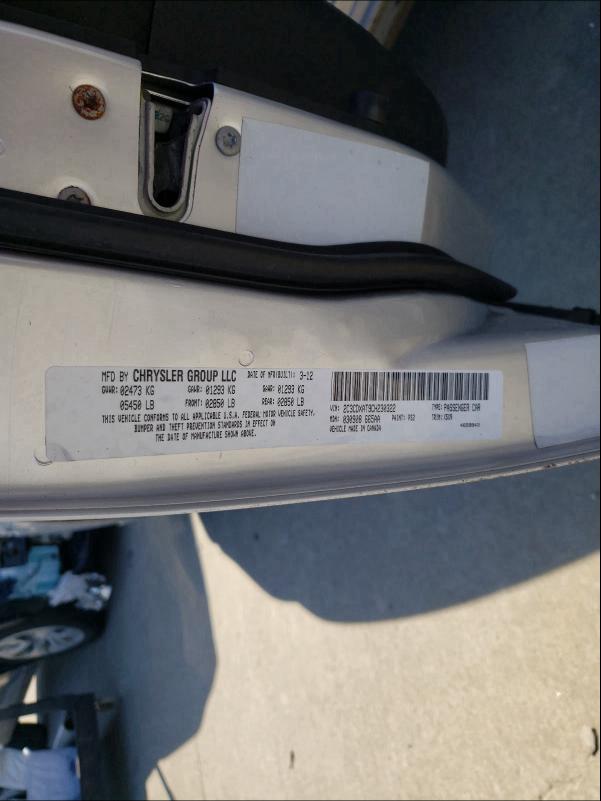 2012 DODGE CHARGER PO 2C3CDXAT9CH230322