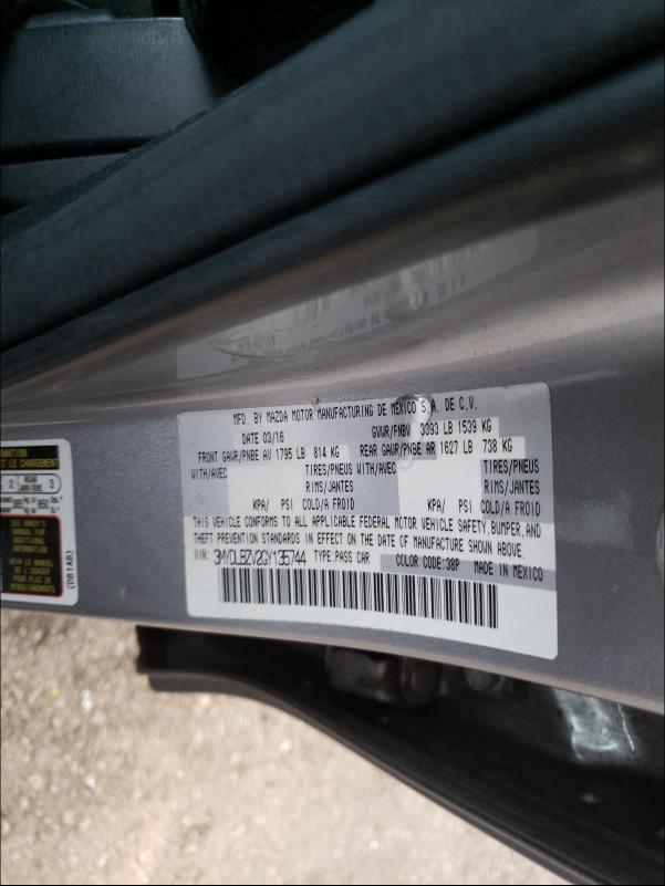 2016 TOYOTA SCION IA 3MYDLBZV2GY135744