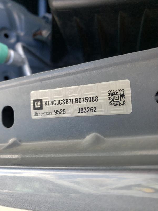 2015 BUICK ENCORE KL4CJCSB7FB075988