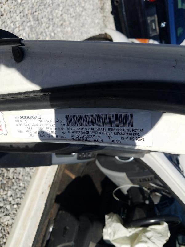 2010 DODGE NITRO SXT 1D4PU5GKXAW137553