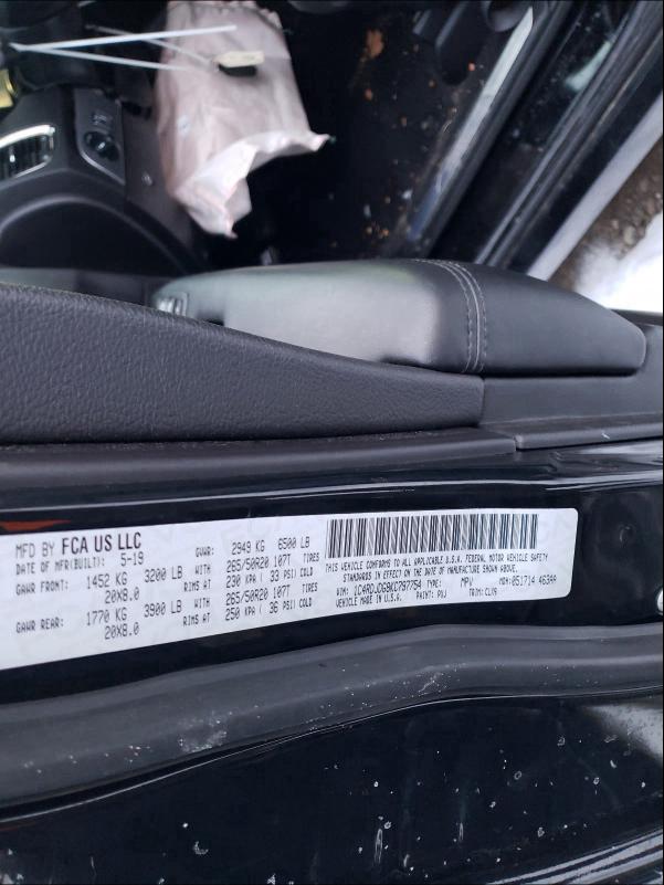 2019 DODGE DURANGO GT 1C4RDJDG8KC797754