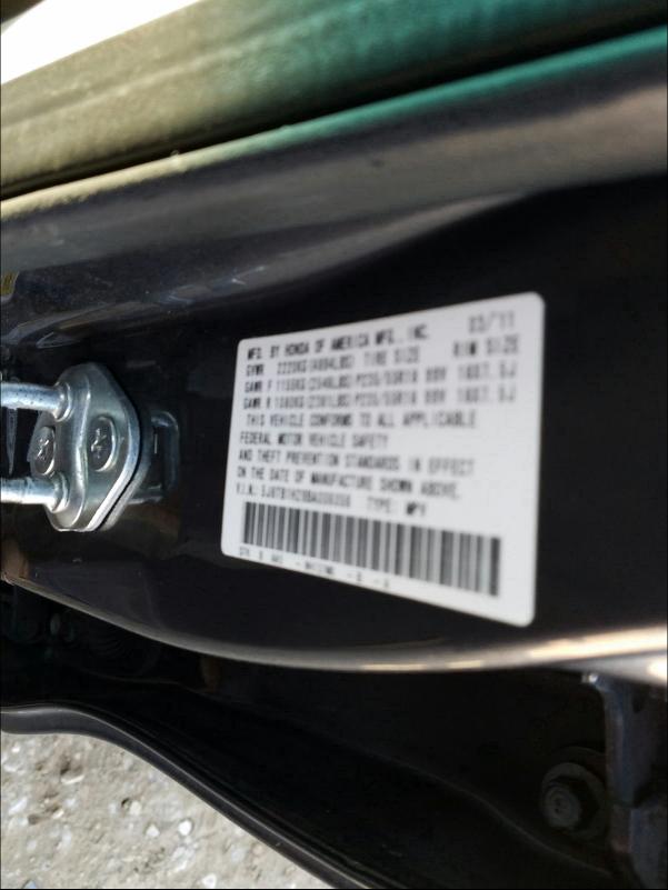 2011 ACURA RDX 5J8TB1H29BA006056