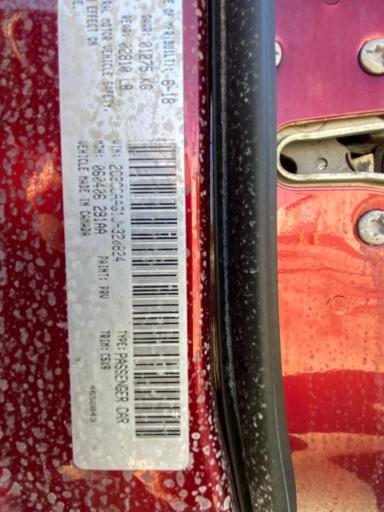 2C3CCAAG1JH320824 2018 Chrysler 300 Tourin 3.6L