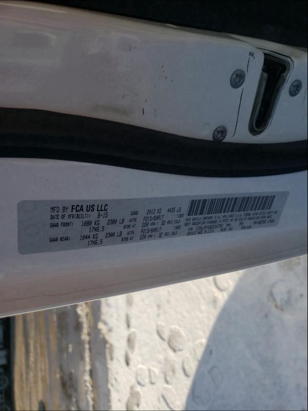 2016 JEEP PATRIOT 1C4NJPFA3GD547701