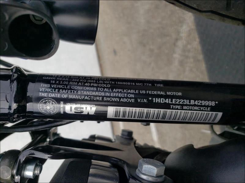 2020 HARLEY-DAVIDSON XL883 N 1HD4LE223LB429998