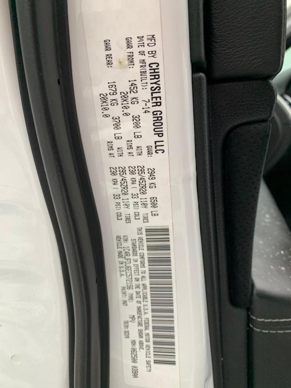 1C4RJFDJ6EC572156 2014 Jeep Grand Cher 6.4L