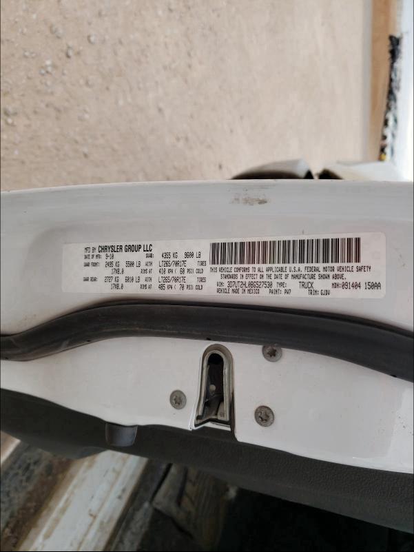 2011 DODGE RAM 2500 3D7UT2HL0BG527530