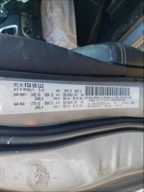 2015 DODGE DURANGO SX 1C4RDJAG5FC857919