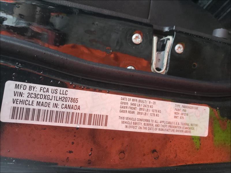 2020 DODGE CHARGER SC - 2C3CDXGJ1LH207865