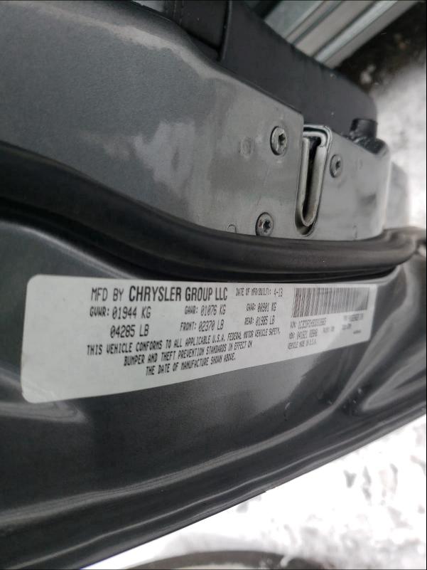 2013 DODGE DART LIMIT 1C3CDFCH9DD312665