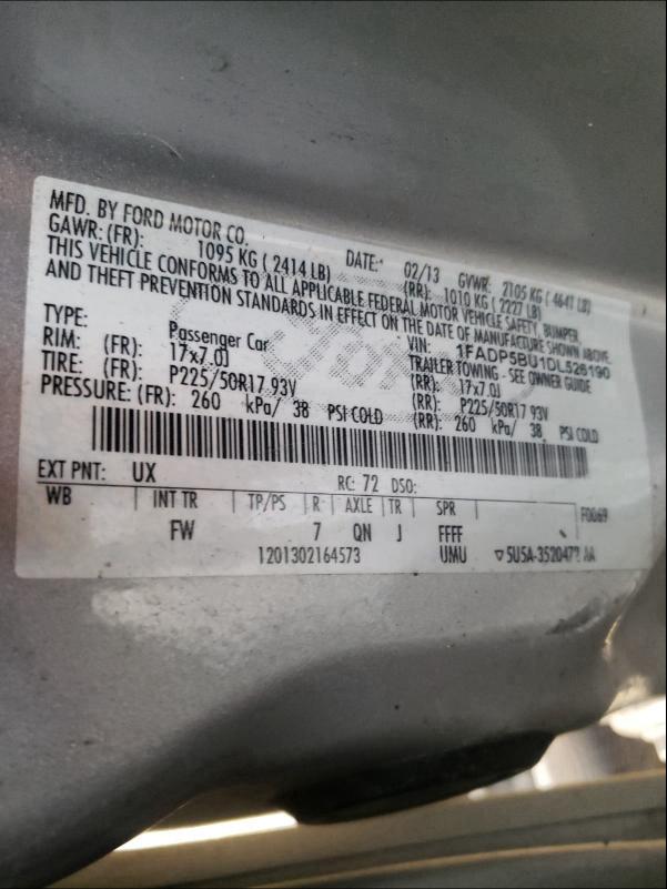 2013 FORD C-MAX SEL 1FADP5BU1DL526190