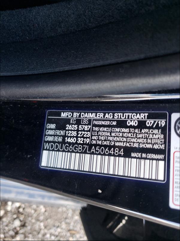 2020 MERCEDES-BENZ S 450 - WDDUG6GB7LA506484