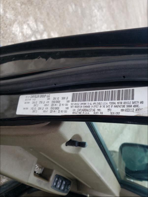 2010 DODGE NITRO HEAT 1D4PU4GK6AW157146