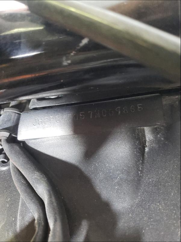 2007 HONDA CBR600 RR JH2PC40057M009865