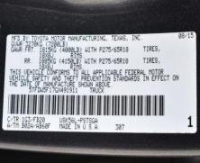 2016 TOYOTA TUNDRA CRE 5TFDW5F17GX491911