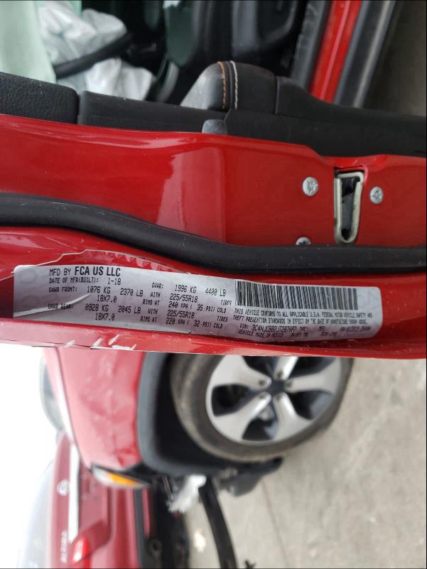 2018 JEEP COMPASS LA 3C4NJCBB2JT287087