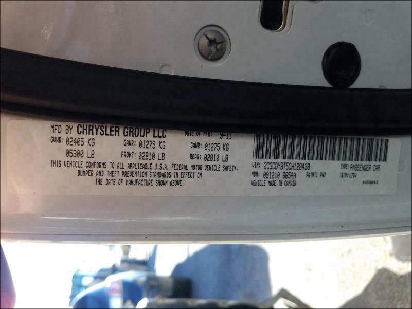 2012 DODGE CHALLENGER - 2C3CDYBT5CH128438