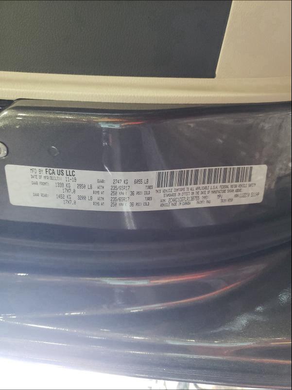 2020 CHRYSLER PACIFICA 2C4RC1CG7LR138755