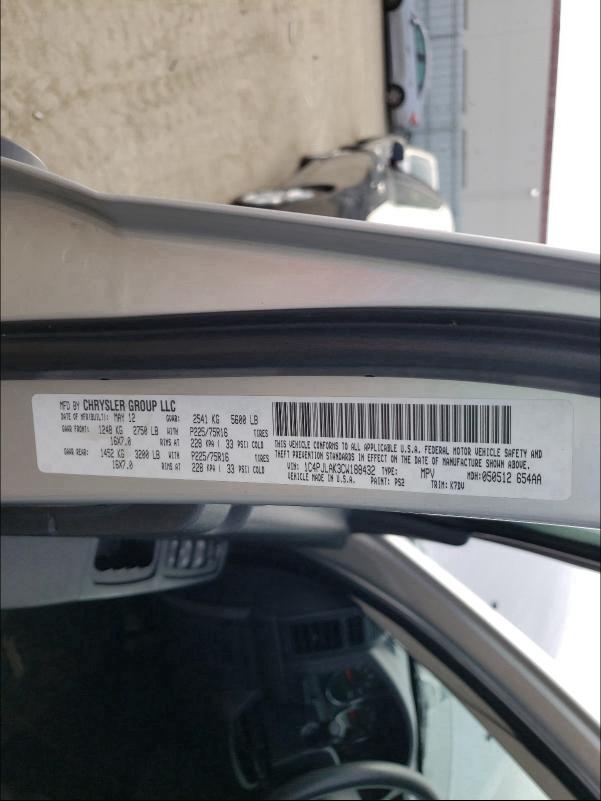 2012 JEEP LIBERTY SP - 1C4PJLAK3CW188432