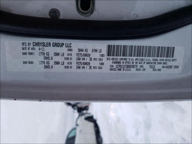 2011 DODGE RAM 1500 1D7RV1GT3BS678575