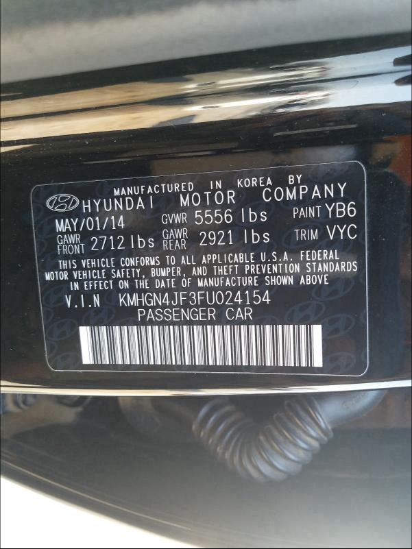 2015 HYUNDAI GENESIS 5. KMHGN4JF3FU024154