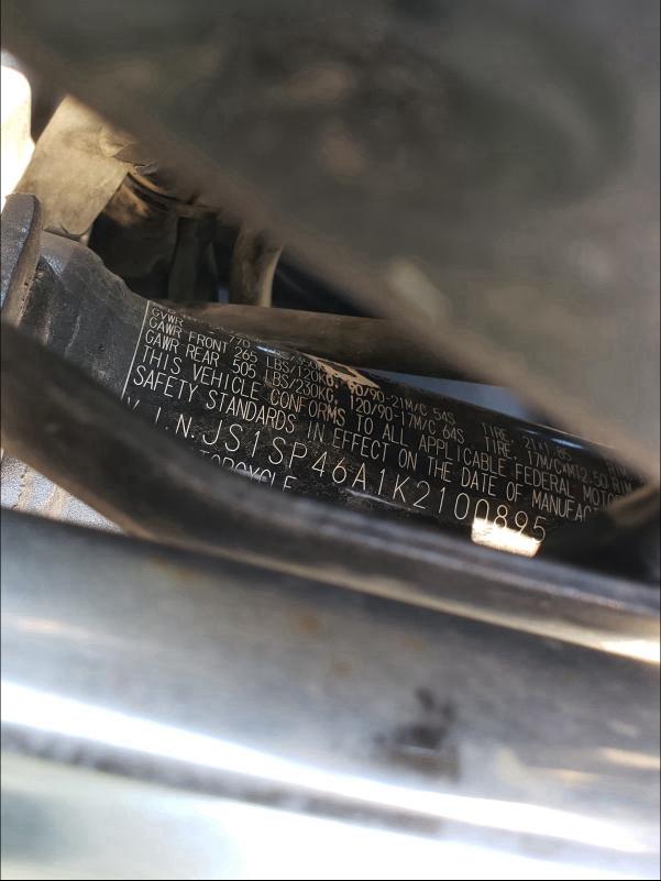 2019 SUZUKI DR650 SE JS1SP46A1K2100895