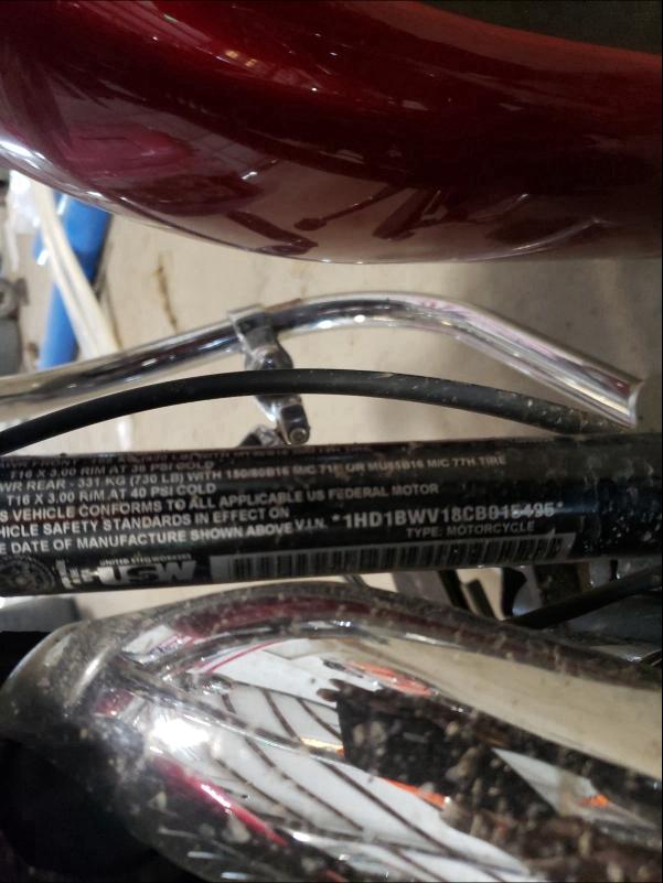 2012 HARLEY-DAVIDSON FLSTC HERI 1HD1BWV18CB015405