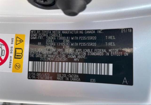 2018 LEXUS RX 350 BAS 2T2ZZMCA7JC095281