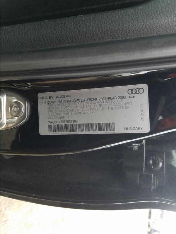 2015 AUDI A3 PREMIUM WAUEFGFF8F1037385