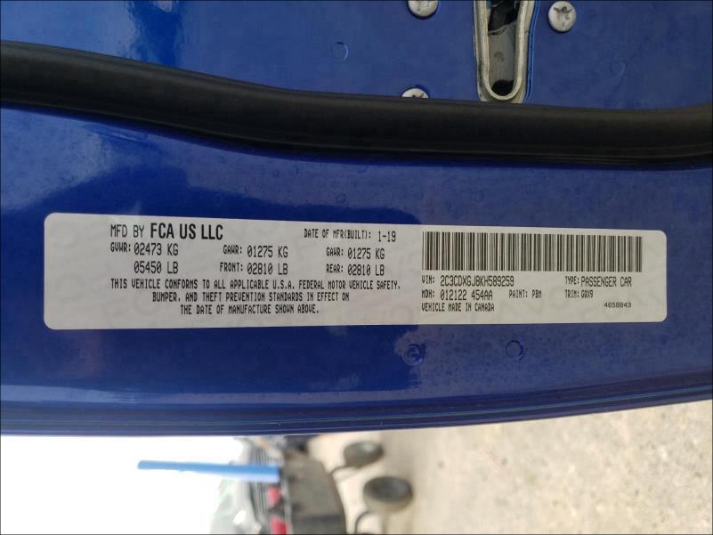 2019 DODGE CHARGER SC - 2C3CDXGJ8KH589259