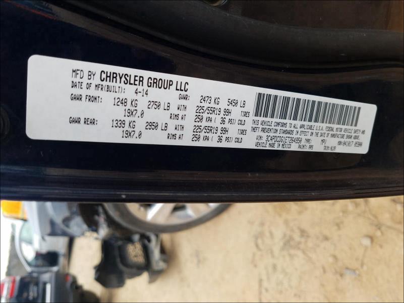 2014 DODGE JOURNEY LI 3C4PDCDG1ET264950