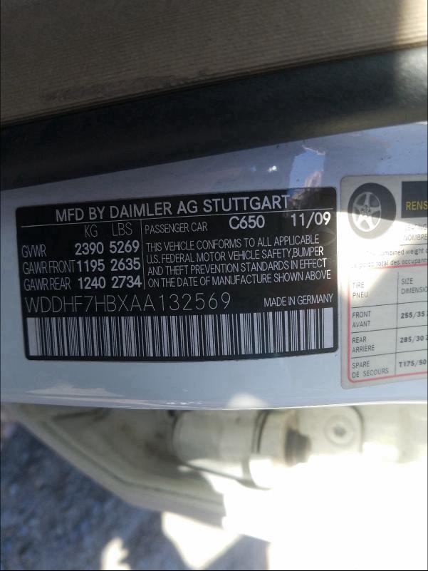 2010 MERCEDES-BENZ E 63 AMG - WDDHF7HBXAA132569