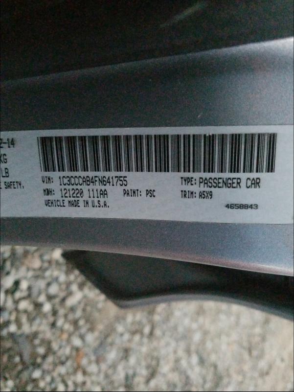 2015 CHRYSLER 200 LIMITE - 1C3CCCAB4FN641755