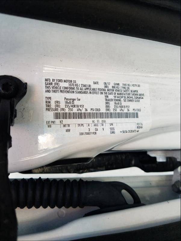 2017 FORD FOCUS ST 1FADP3L90HL326454