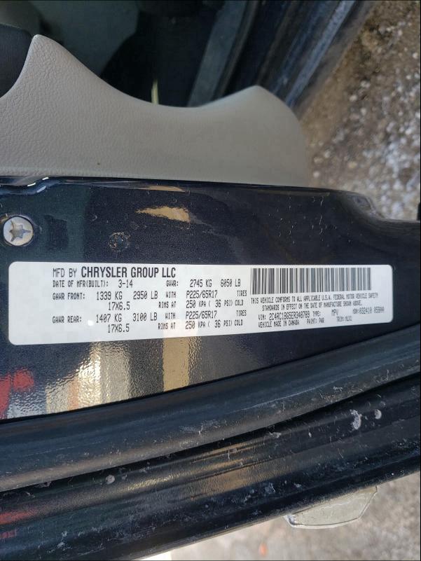 2014 CHRYSLER TOWN AND C 2C4RC1BG5ER348789