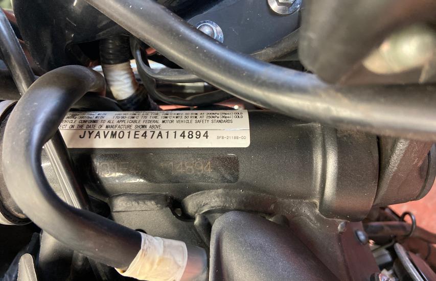 2007 YAMAHA XVS650 JYAVM01E47A114894