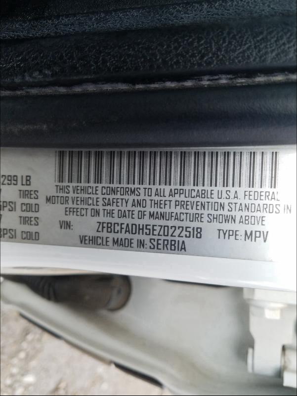 2014 FIAT 500L TREKK ZFBCFADH5EZ022518