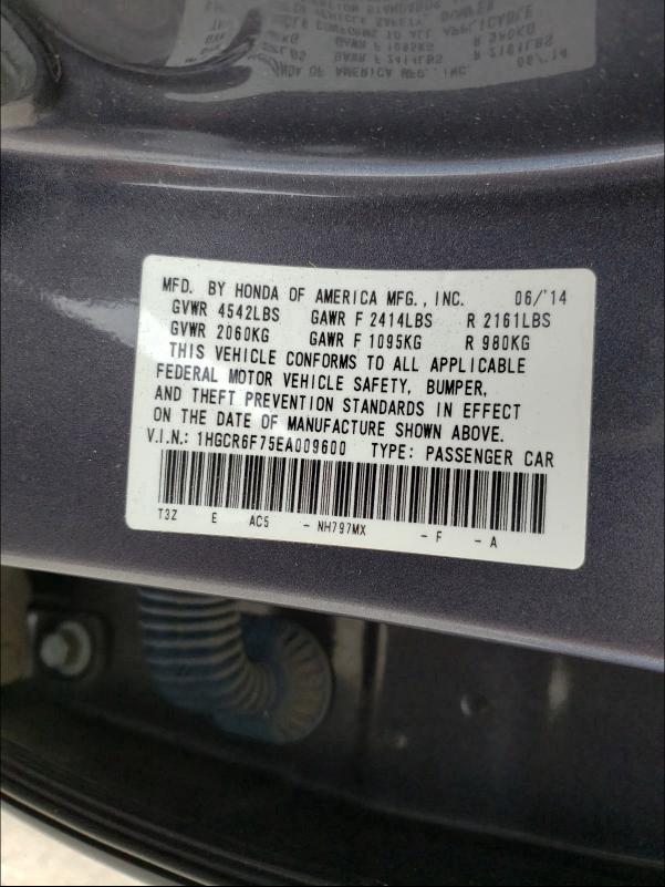 2014 HONDA ACCORD TOU 1HGCR6F75EA009600