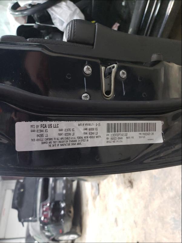 2015 DODGE DART GT 1C3CDFEB7FD421332